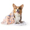 Wutfuooo Fleece Pet Blankets Reversible Cozy Cat Dog-5