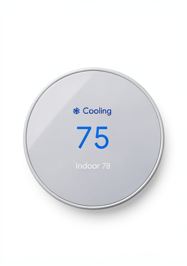 Nest Thermostat Trim Kit Modern Design Alloy Steel Cover-8