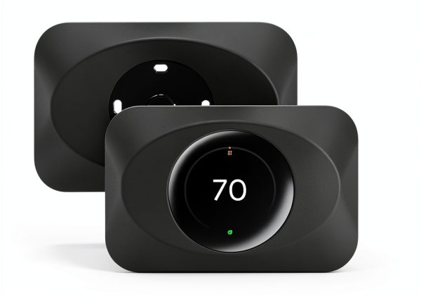 BAOKZZOM Nest Thermostat Trim Plate ABS Cover Wall Mount-0