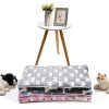 KRAOIKK Flannel Cat Bed Ultra Soft Hypoallergenic Pet-4