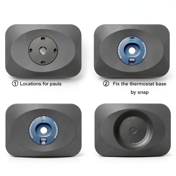 BAOKZZOM Nest Thermostat Trim Plate ABS Cover Wall Mount-5
