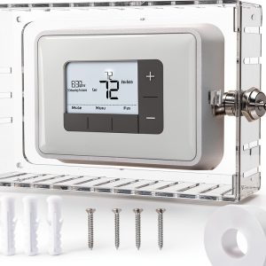 GYFVBH Thermostat Lock Box Transparent Touch Control Wall-0