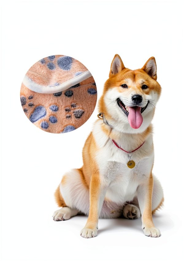 Wutfuooo Fleece Pet Blankets Reversible Cozy Cat Dog-2