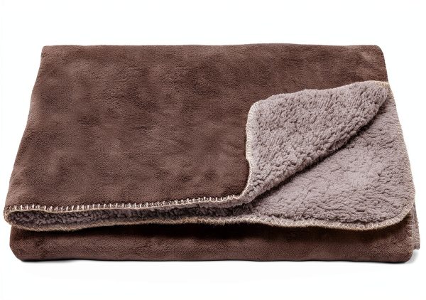 Furhaven Pet Thermal Blanket Waterproof Sherpa Dog Cat Bed-4