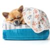 Wutfuooo Fleece Pet Blankets Reversible Cozy Cat Dog-6