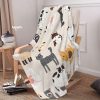 SEGXCFL Cat Blanket Flannel Throw Lightweight All Seasons-4