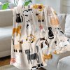 SEGXCFL Cat Blanket Flannel Throw Lightweight All Seasons-6