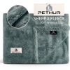 PETHUR Pet Blanket Fleece Waterproof for Cats Dogs-1