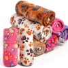 Wutfuooo Fleece Pet Blankets Reversible Cozy Cat Dog-0