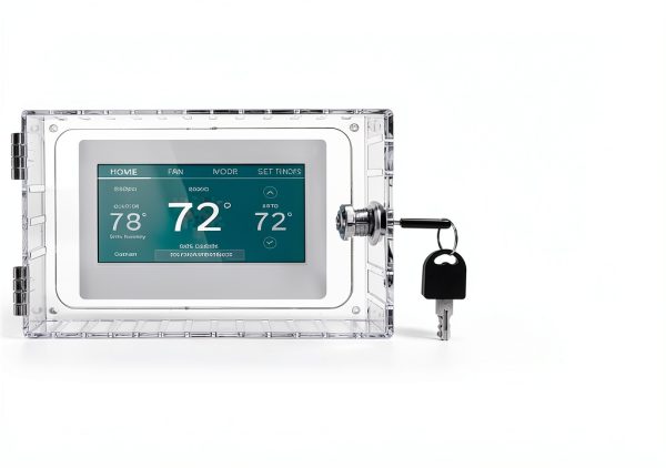 GYFVBH Thermostat Lock Box Clear PE Material Key Security-1