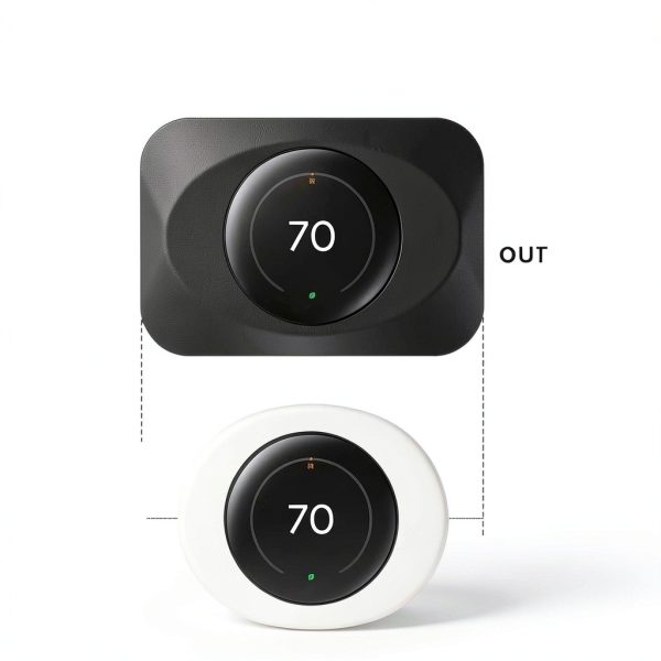BAOKZZOM Nest Thermostat Trim Plate ABS Cover Wall Mount-2