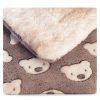 KRAOIKK Flannel Cat Bed Ultra Soft Hypoallergenic Pet-5