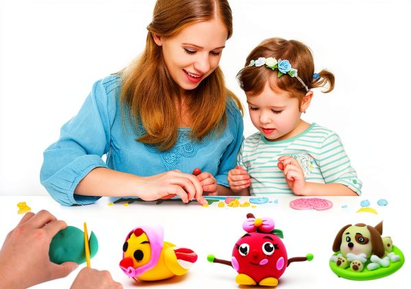 Exptolii Kids Art Clay Set 36 PCS Multicolor Clay Toys-7
