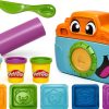 Hasbro Play-Doh Camera Kit with 3 Colors, 5 Animal Stamps, Playmat for-0