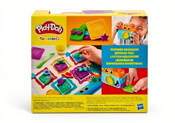 Hasbro Play-Doh Camera Kit with 3 Colors, 5 Animal Stamps, Playmat for-14