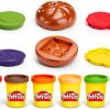 Hasbro Play-Doh Pretend Burger Kitchen Set with 6 Colors and 6-5