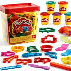 Play-Doh Fun Tub Hasbro Kids Clay Set Reusable-0