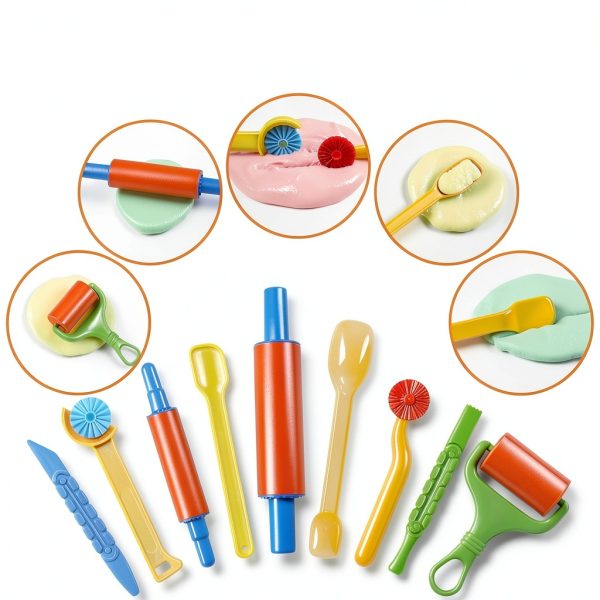 Kids Clay Dough Set Joyin ABS 44‑Piece Tool-2