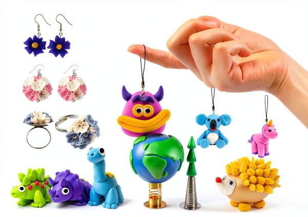 Exptolii Kids Art Clay Set 36 PCS Multicolor Clay Toys-4
