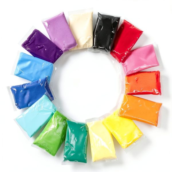 Exptolii Kids Art Clay Set 36 PCS Multicolor Clay Toys-1