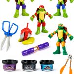Hasbro Teenage Mutant Ninja Turtles Play-Doh Set with Flexible Figures-0