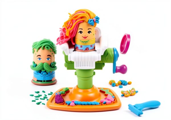 Play-Doh Barber Shop Toy by Hasbro Model E2930 Brown Original Version-26