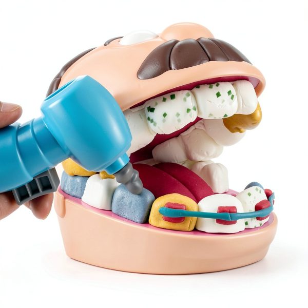 Hasbro Play-Doh Dentist Kit F1259 Kids Creative Dental Role Play-7