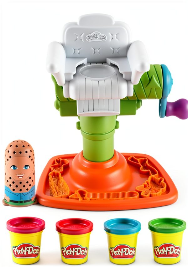 Play-Doh Barber Shop Toy by Hasbro Model E2930 Brown Original Version-23