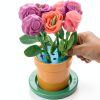 Hasbro Play-Doh Garden Flower Kit with 5 Colors and 27 Garden Tools-6