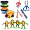 Hasbro Teenage Mutant Ninja Turtles Play-Doh Set with Flexible Figures-2