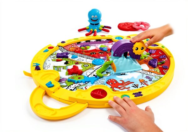 Hasbro Play-Doh On-the-Go Creative Kit with 19 Tools, 4 Color Cans,-17