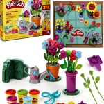 Hasbro Play-Doh Garden Flower Kit with 5 Colors and 27 Garden Tools-0