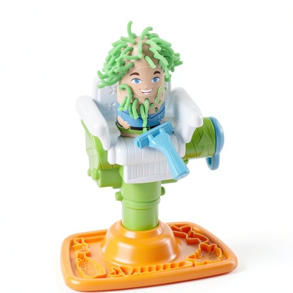 Play-Doh Barber Shop Toy by Hasbro Model E2930 Brown Original Version-9