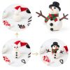 BANBBUR Snowman Clay Kit for Kids – 9 White Air-Dry Modeling Clay-3
