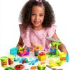 Hasbro Play-Doh Farmer's Market Set 15-Color Clay Kit with Food Molds-5