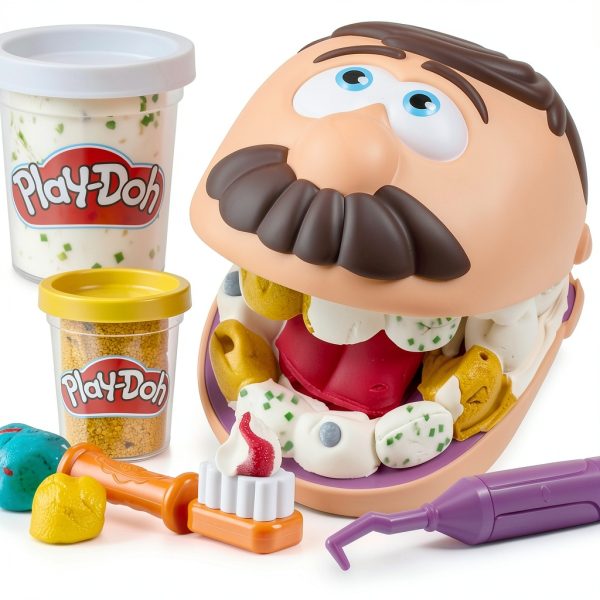 Hasbro Play-Doh Dentist Kit F1259 Kids Creative Dental Role Play-6