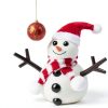 BANBBUR Snowman Clay Kit for Kids – 9 White Air-Dry Modeling Clay-4