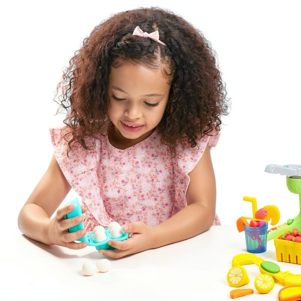 Hasbro Play-Doh Farmer's Market Set 15-Color Clay Kit with Food Molds-6