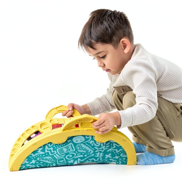 Hasbro Play-Doh On-the-Go Creative Kit with 19 Tools, 4 Color Cans,-7