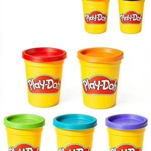 Play-Doh Favorite Color Pack Modeling Clay 9-Can Set Rainbow Colors-0
