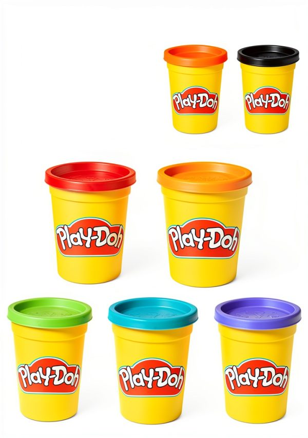Play-Doh Favorite Color Pack Modeling Clay 9-Can Set Rainbow Colors-0