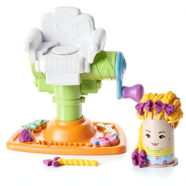 Play-Doh Barber Shop Toy by Hasbro Model E2930 Brown Original Version-7