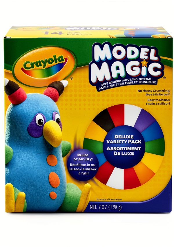 Crayola Model Magic 14‑Color Deluxe Pack Non‑Toxic Air‑Dry Clay-0