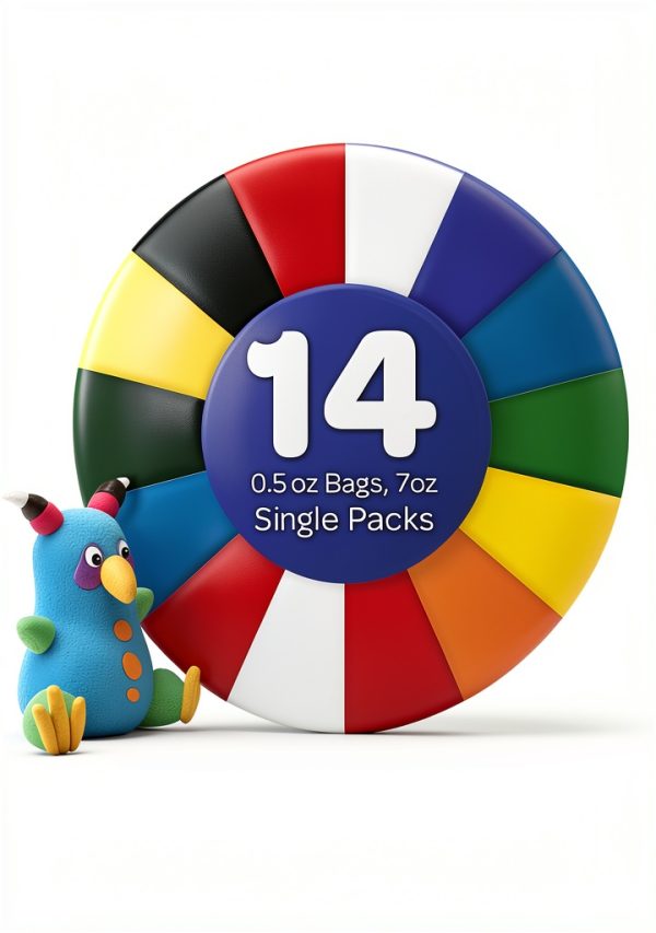 Crayola Model Magic 14‑Color Deluxe Pack Non‑Toxic Air‑Dry Clay-1