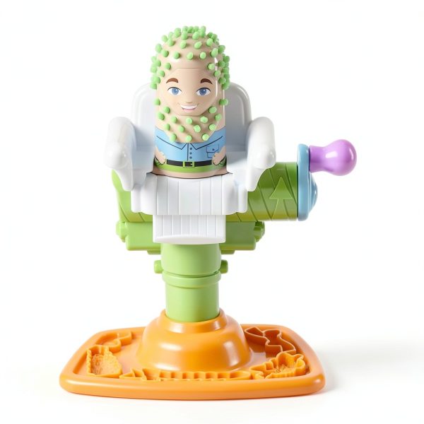 Play-Doh Barber Shop Toy by Hasbro Model E2930 Brown Original Version-8