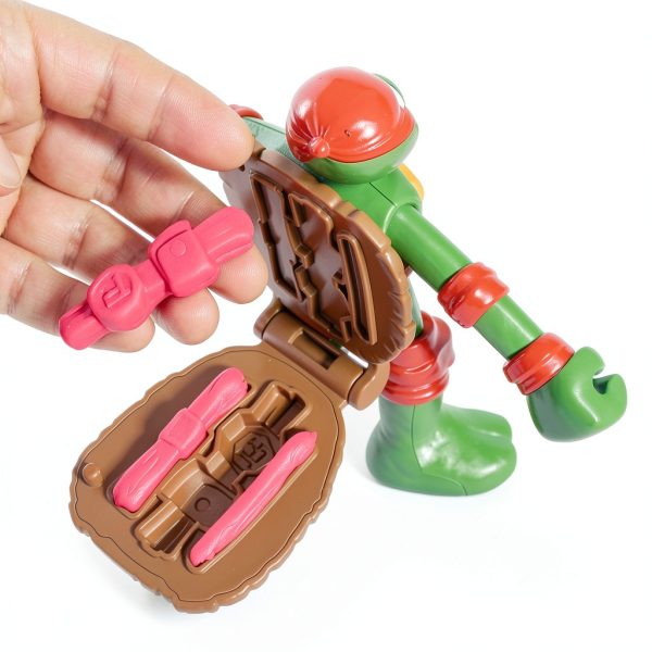 Hasbro Teenage Mutant Ninja Turtles Play-Doh Set with Flexible Figures-4