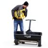 SaltDogg WB400 Walk-Behind Drop Spreader 2.5 cu ft Hopper Stainless-1