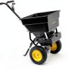 Walk-Behind Broadcast Spreader EAGWON 100lb Hopper Pneumatic Tires-6