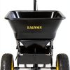 Walk-Behind Push Broadcast Spreader EAGWON 100lb with 13in Tires-8