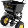 Walk-Behind Push Broadcast Spreader EAGWON 100lb with 13in Tires-7